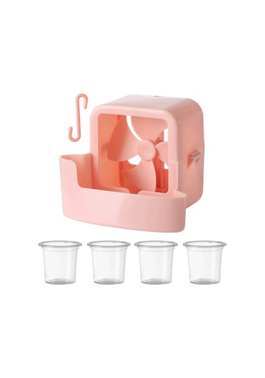 Wezone Ev İçi Asma Tipi Buzlu Soğutucu: Delme Yok Kurulumu Kolay Pp Malzeme Mavi Hava Soğutucu Fan