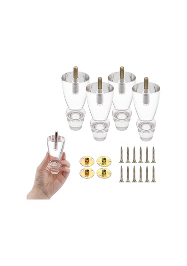 Suntek Magideal 4 Inç Akrilik Mobilya Ayakları 4 Adet