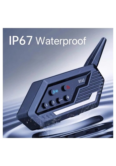 Vothoon BT62 Kablosuz Bluetooth Intercom 2 Motosiklet Kask Kulaklığı