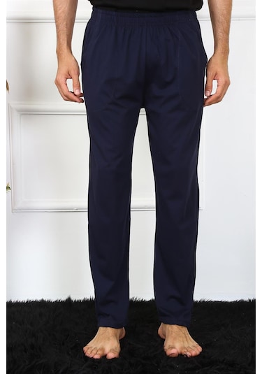 Akbeniz Erkek Pamuk Lacivert Tek Alt Pijama 27495 Lacivert