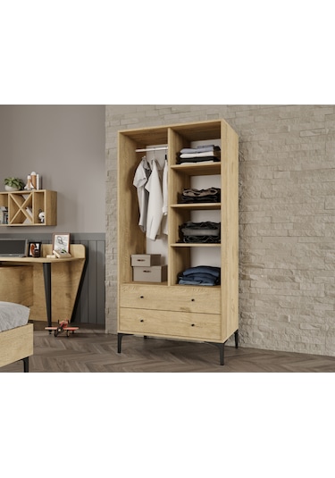 Tirio Wood M Genç Odası %100mdf Meşe
