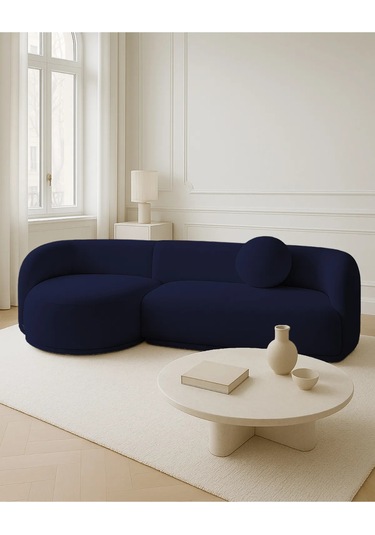Lucas Modüler Köşe Takımı & Uzanmalı Köşe Lacivert