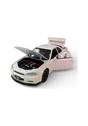 Hobbiez World 1/24 Nissan Gtr R34 - White