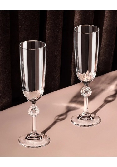 Madame Coco Şampanya Kadehleri, 150 Ml, 4 Adet, Cam 326239880 Beyaz