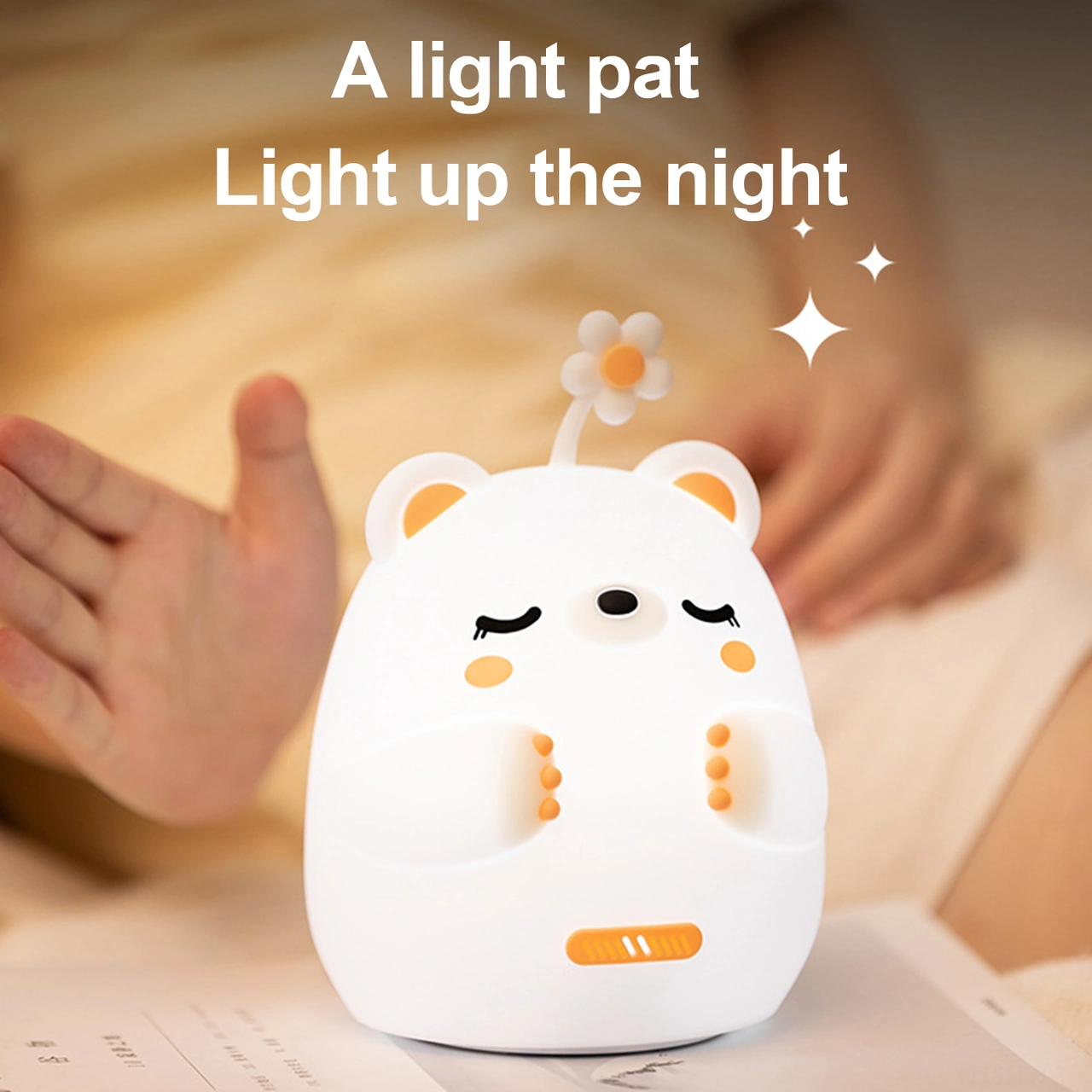 Folinda Kumandalı Yumuşak Silikon Ayak Lambası - 1200mah Pil, 30 Dakika Zamanlayıcı, Işık Seviyesi Ayarı, Güneş/soyu Işık, Göz Koruyucu Yumuşak Işık, Ev Dekorasyonu Beyaz