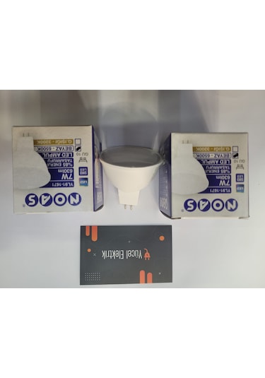 Noas 7 Watt Mr16 G5.3 Led Beyaz Işık Çanak Ampul 10 Adet