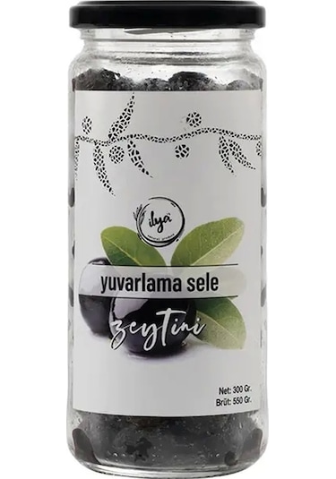 İlya Organik Yuvarlama Sele Siyah Zeytin 300 G