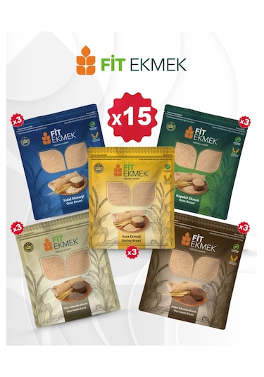Fit Ekmek 15 Li Paket Ekmek Çeşitleri