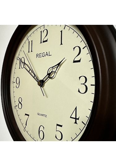 Regal 9103 A1 Ahşap Renk Klasik Duvar Saati (285572559) Ahşap