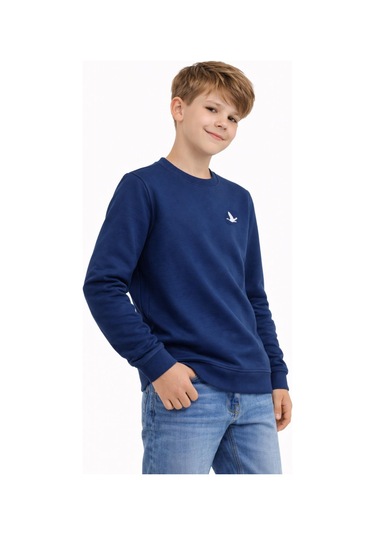 Baglan Erkek Çocuk Sweatshirt Bgl-st05228 İndigo