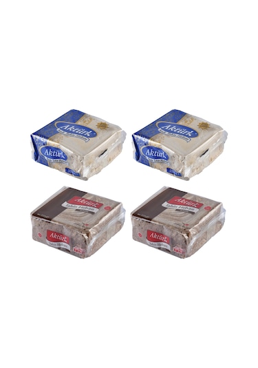 Aktürk Helva 500 Gr Sade Ve Kakaolu 4 Lü Karma Paket