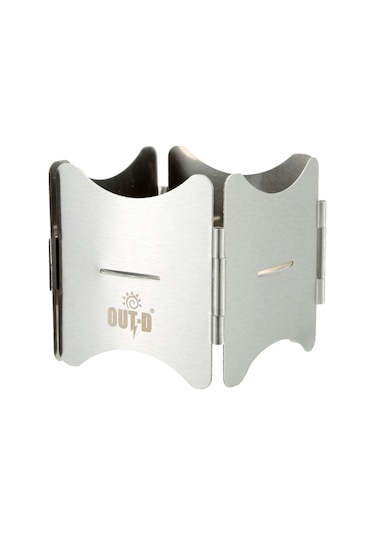 Tenfowee Çelik Gümüş Parça Katlanabilir Dış Mekan Alkol Fırını, Taşınabilir Oxford Çanta İle, Katı Yakıt Tutucu Tabla, Dayanıklı Ve Hafif, 7.5x7.5x7cm Gümüş