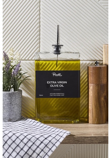 Molivet 750ml Silver Kapak Cam Yağdanlık-sosluk-sirkelik