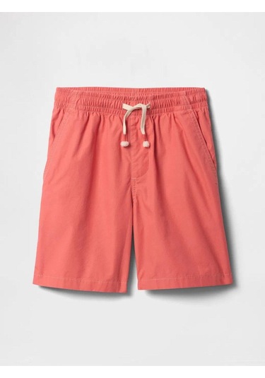 Gap Erkek Çocuk Relaxed Pull-on Şort Kırmızı-6012 Kırmızı