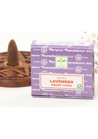 Satya Lavanta Aromalı Konik Tütsü