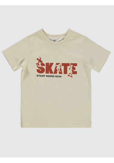 Civil Boys Erkek Çocuk Tişörtlü Gömlek 2-5 Yaş Koyu Bakır Koyu Bakır