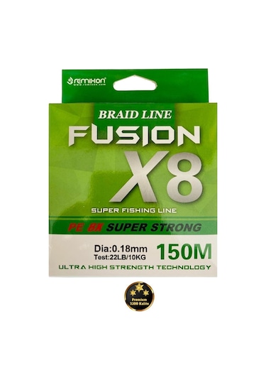 Remixon Fusion 150m X8 Green Ip Misina 0.18
