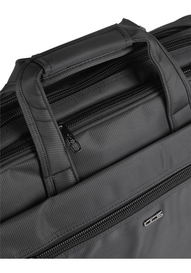 Ççs 71243 Çapraz Omuz Askılı Evrak Çantası-siyah Siyah