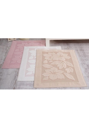Derya Banyo Paspas Pudra 50X70 Cm Açık Pembe