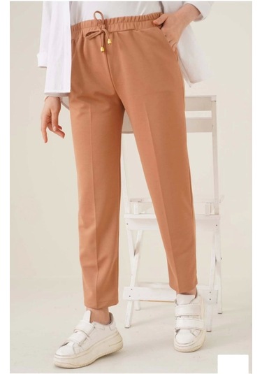 Modaserdem Tam Kalıp Basic Eşofman Pantolon - Kahverengi Kahverengi