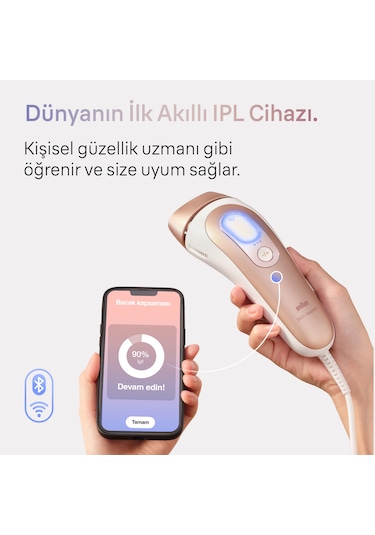 Braun IPL Silk-i Expert PL7147 2 Başlık İle Tüy Alma Lazer Epilatör + Çanta + Venus Tıraş Bıçağı