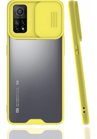 Nettech Xiaomi Mi 10t Uyumlu Platin Kamera Kızaklı Arka Koruma