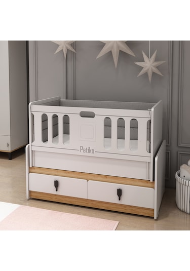 Patiko Rose Bebek Odası Takımı Meşe