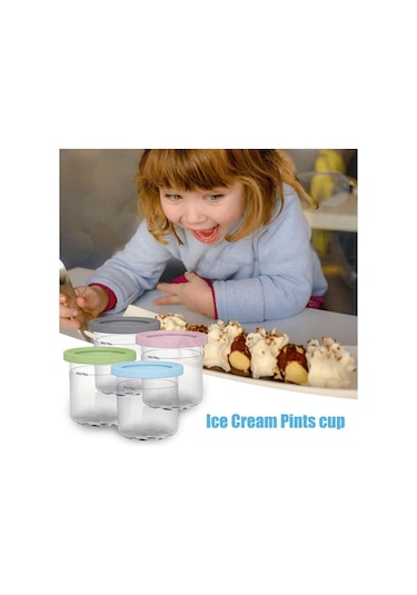Yifomall Ninja Nc299am C300s Serisi İçin 4'lü Dondurma Bardak Seti - Pc Malzeme, 750g Diğer