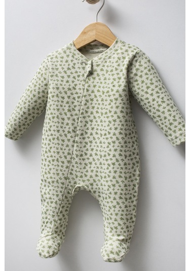 Sevimli Sepetteki Ördek Desenli 10 Parça Kutulu Yenidoğan Hastane Çıkışı Zıbın Seti Mint