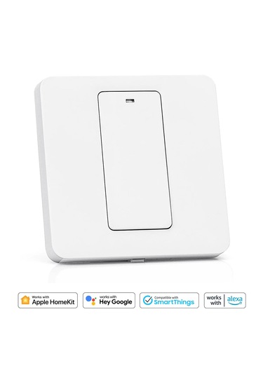 Meross Akıllı Tuşlu Tek Yön Anahtarı Mss510x Apple Home Destekli