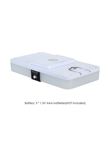 Suofeng Siyah Led Hareket Sensörlü Gece Lambası - Otomatik/manuel Mod, Manyetik & Asa Özelliği, 5m Algılama, 60lm, Bodrum/oda/dolap İçin Ch-619 Diğer