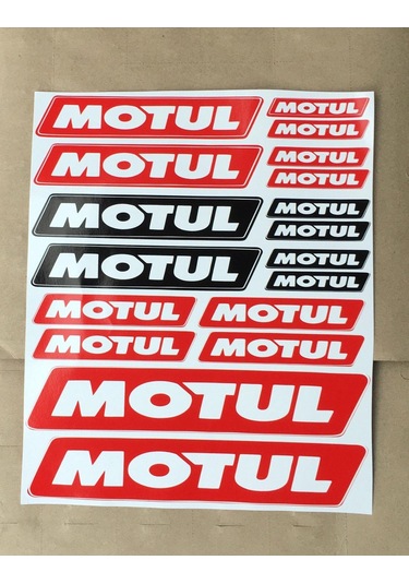 Motul Yapıştırma Sticker Seti 18 Parça A4 Boyutunda