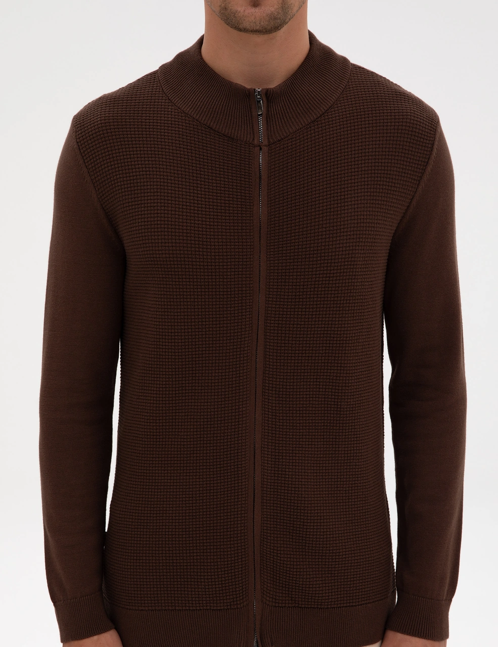 Pierre Cardin Erkek Kahverengi Hırka Triko 50317341-vr029 Kahverengi