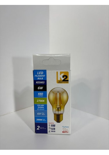 Led Fılament Rustik Ampul Kes 603