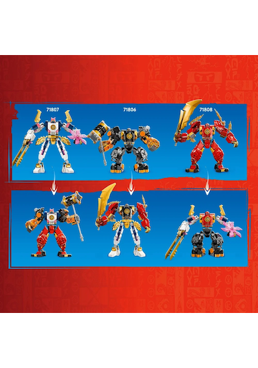 LEGO® Ninjago Sora'nın Teknoloji Elementi Robotu 71807 7+ Yaratıcı