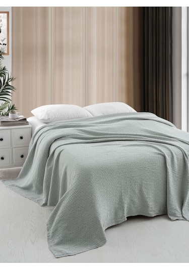 Menderes Home Cotton Collection Pike R Çift Kişilik Pike Zigzag