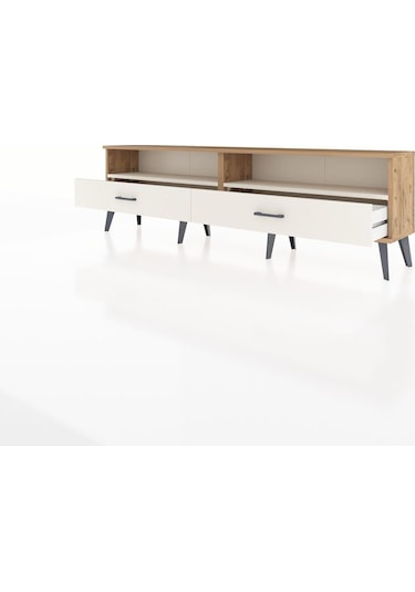 Arges Tv Ünitesi 2 Raflı 2 Çekmeceli 176x30x51 Çam-aytaşı/aytaşı Aytası/aytası