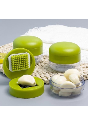 Sarımsak Doğrayıcı - El Presi Sarımsak Presi - Mutfak Aletleria Siyah