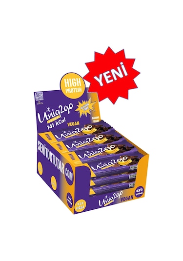 Banana Vegan 38 G. Midi Protein Bar 16 Li Kutu