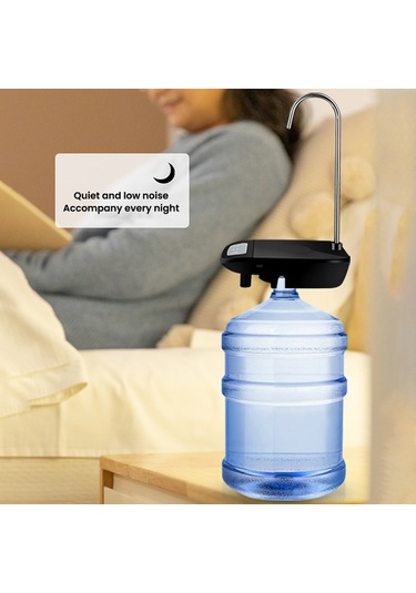 Leezsing Usb Şarjlı Otomatik Su Pompası - Çok Amaçlı, Pratik Ve Taşınabilir Beyaz Model Diğer