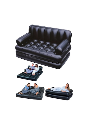 Pavillo FD002 Çekyat Şişme Koltuk Siyah