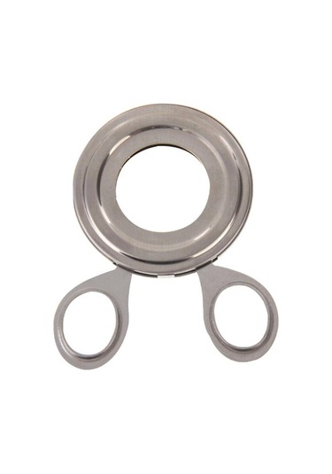 Paslanmaz Çelik Haşlanmış Yumurta Kabuğu Kesici Alet Gümüş