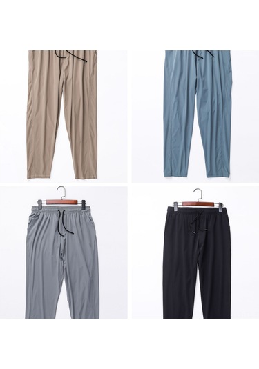 Hombey Erkek Spor Pantolonları - İnce Hacimli Hızlı Kuruyan Kumaş, Esnek Kemerli Bel Ve Yan Cep - Fitness, Koşu, Boksa Uygun Gri