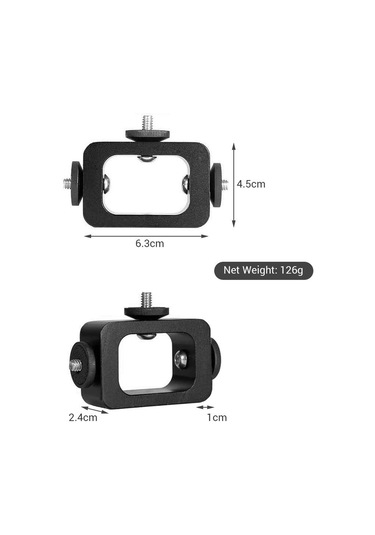 Singree 3'lü Telefon Desteği - Profesyonel Canlı Yayın Ve Vlog Çekimleri İçin Hafif Metal Stand