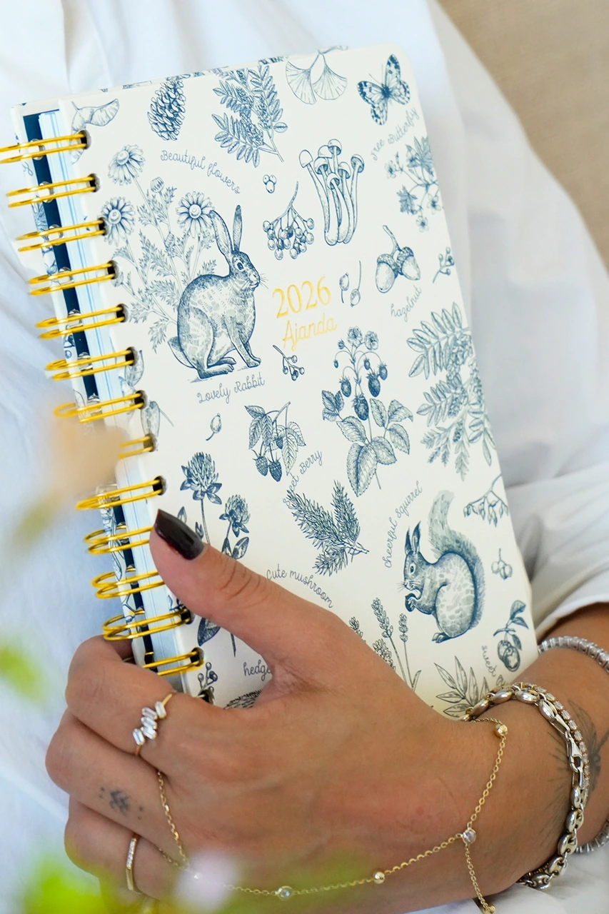 Spiralli Sert Kapak 2026 Haftalık Motivasyon Ajandası A5 2553