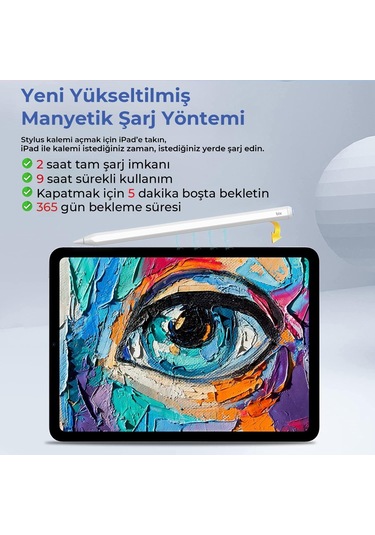 Bix Sp01 iPad Uyumlu Mini/pro/air Tablet Dokunmatik Bluetooth Stylus Yazı Ve Çizim Kalemi