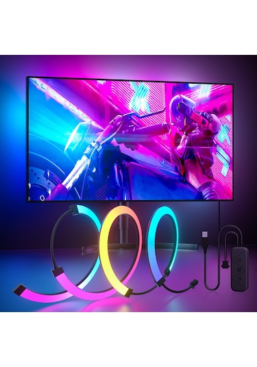 Rgb Phantom Atmosfer Gösterim Led Işık Çubuğu Müzik Ritmi Dinamik Işık Senkronizasyonu Yazılım Kontrol Edilebilir Renk/dinamik Mod/müzik Modu Diğer
