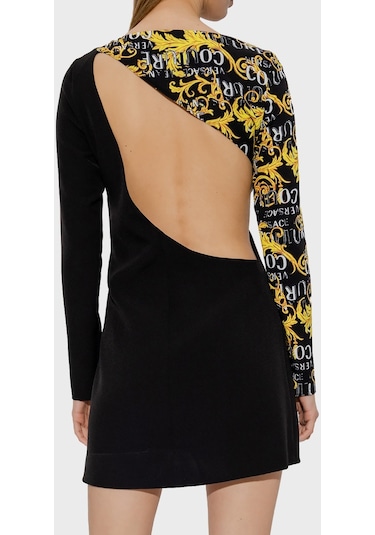 Versace Jeans Couture Bayan Elbise 74hao910 N0103 899 Siyah