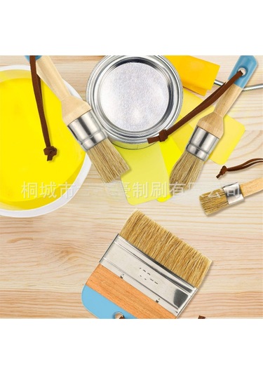 Youtek Möbel Boyama Ve Mürekkebi Uygulama Fırçası - 1 İnç Domuz Tüyü, Siyah Tipi, Hassas Boyama İçin Tasarlanmıştır