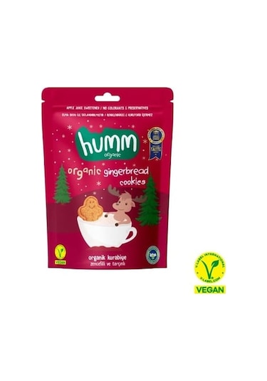Humm Organik Zencefilli Tarçınlı Kurabiye 55 Gr